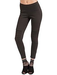 trueprodigy Casual Mujer marca Leggin elastico ropa retro vintage rock vestir moda deporte sexy pontalon slim fit designer cool urban fashion leggings color negro 6373503-2999
