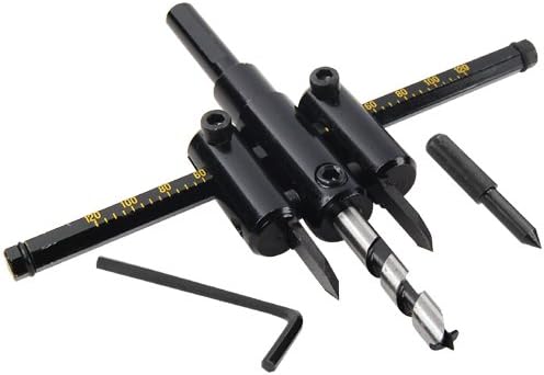 Veroda Handy Hole Adjustable Saw Kit Metal Circle Cutter