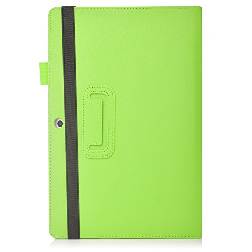 Acer Iconia Talk S (A1-734) 17,78 cm (7 Zoll) hülle, IVSO hochwertiges PU Leder Etui hülle Tasche Case – mit Standfunktion, super 360° Anti-Wrestling, ist für Acer Iconia Talk S (A1-734) 17,78 cm (7 Zoll) Tablet-PC perfekt geeignet (Für Acer Iconia Talk S (A1-734), Grün) - 5