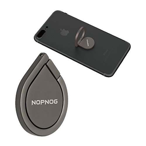 NOPNOG Dito Anello Stand Telefono Cellulare Titolare Grip Drop Shape 360 ° Regolabile per iPhone X/8/7/ 6 Plus Samsung Galaxy S7/S8 Moto LG Google Pixel XL/Nexus 6/6P Smartphone HTC