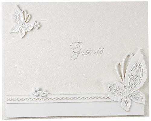 Schmetterling-Design Hochzeit Gästebuch