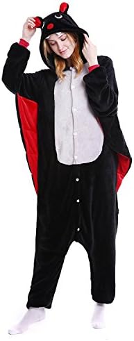 ABYED® Women's Adult Pajamas Ladies Unisex Fleece Animal Onesies Novelty Pyjamas Nightwear Costumes Halloween