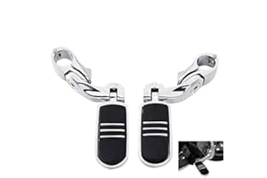 TCMT Highway Fußrasten Montage Kit Highway Motorschutzbügel Highway Pegs Passend für Harley Touring Road Electra Street Glide Road King Dyna Sportster