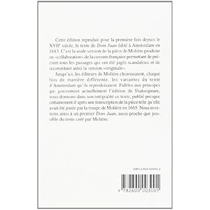 Dom Juan ou Le Festin de pierre Livre en Ligne Dom Juan ou Le Festin de pierre Livre en Ligne - Telecharger Ebook