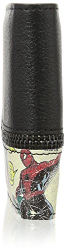 BB Designs Europe Limited Unisex-Adult Retro Comic Red Wallet With Outside Zip Wallet Black (Black)
