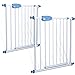 Infantastic® TSCG01-2-2er Set of 2 Safety Gates Height: 30 in/74 cm (for Stairs, Doorways and Hallways)