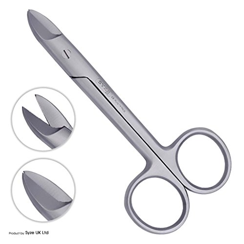 Buy Beebee Crown Scissor Half Moon Serrated Tip Curved Excellent