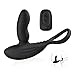 Produktbild Utimi Prostata Massagegerät Silikon Vibrator 11 Modi Analvibrator Penisring Perineum Stimulator mit Kabellose Fernbedienung