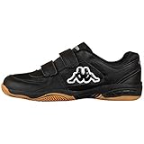 Leichte Laufsohle Kappa Unisex-Kinder Caber Low-Top, Schwarz (1111 black), 39 EU
