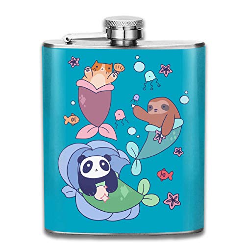 Sunset Sea Beach House Outdoor Portable 304 Stainless Steel Leak-Proof Alcohol Whiskey Liquor Wine 7OZ Pot Hip Flask Travel Camping Flagon Artículos y equipo de servicio para la restauración