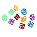 Produktbild Juegos 10pcs / Set Multi Sides Dice D10 Juego de dados Juego de 5 Colores Nueva venta Mundial - Transparente