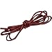 Produktbild runder gewachster Baumwoll-Schnürsenkel 2.5mm*100cm in rot