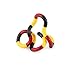 Price comparison product image Newin Star Adult Kid Fiddle Fidget Anti-Stress ADHD Autism EDC Sensory Stop Smoking Toy Decompression Twisting Toys 1pcsRed Yellow Black