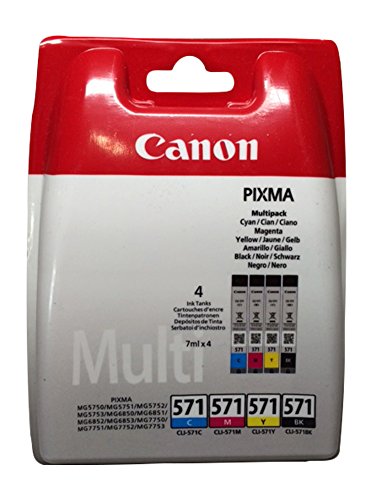 Cartuchos de impresoras para Canon Pixma ts5050, ts5051, ts5053, ts5055, ts6050, ts6051, ts6052, ts8050, ts8051, ts8052, ts8053, ts9050, ts9055 4er Multipack