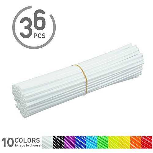 VGEBY Spoke Skins Motociclo, Pack of 36 Cerchioni Skins Dirt Bike Enduro Motocross Wheel Enduro Cerchione Ruota -10 Colori?Bianco?