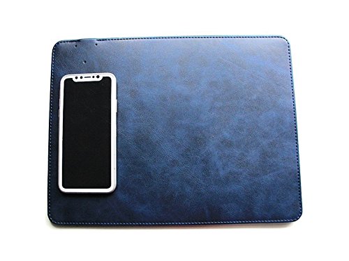 Preisvergleich Produktbild Schreibtischunterlage Drahtlose Lade Handballenauflage Mauspad Mat Schreibtisch Schreibmatte für Büro und Zuhause Mauspad