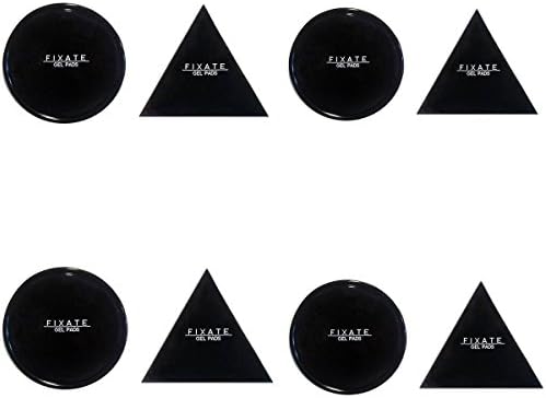 Ruecious Non-slip Gel Pads Anti-slip Gel Mat Sticky Cell Pads Sticky Auto Gel Holder for Multi Uasge, 8 Pieces