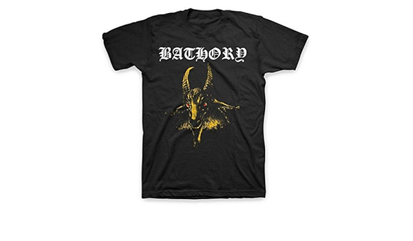 bathory yellow goat t shirt