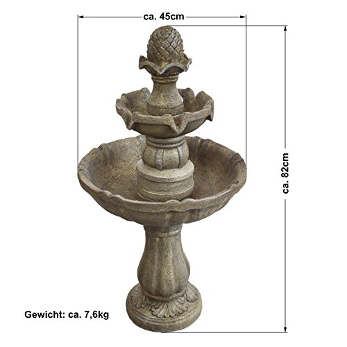 GARTENBRUNNEN BRUNNEN Solar BRUNNEN ZIERBRUNNEN VOGELBAD WASSERFALL GARTENLEUCHTE TEICHPUMPE – SPRINGBRUNNEN WASSERSPIEL für Garten, Gartenteich, Terrasse, Teich, Balkon, sehr DEKORATIV, VERBESSERTES MODELL MIT PUMPEN-INSTANT-START-FUNKTION SOLARTEICHDEKORATION, GARTENDEKO, LED-Solar-Set Wasserbrunnen „ASIA-GARTEN“ mit LED licht GARTENLEUCHTE STEHLAMPE - 2