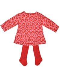 AGATHA RUIZ DE LA PRADA - Vestido corazones, bebe niña, Color: Rojo