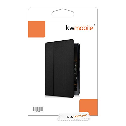 kwmobile Hülle für Samsung Galaxy Tab A 10.1 P580 / P585 (S-Pen) – Smart Cover Case Tablet Schutzhülle Kunstleder – Ultra Slim Tabletcase Schwarz - 7