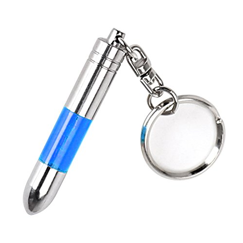 NOPNOG auto portachiavi Fashion anti statico blu ciondolo portachiavi auto