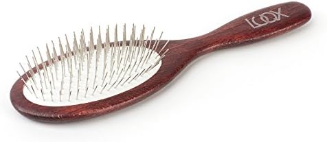LUQX wire brush Maxi-Pin + massage brush for medium and long hair