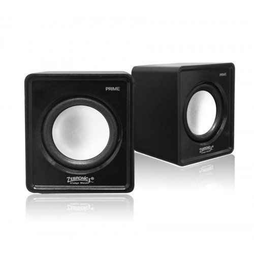 Zebronics Prime 2 2.0 Channel Multimedia Speakers (Black)