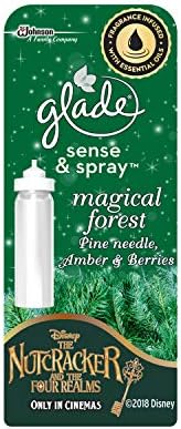 gladeSense & Spray Refills, Automatic Air Freshener Refills for Home, Magical Forest Holiday Scent, Pack of 1