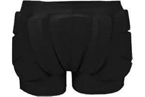 FOXCUP SanCiYu Short de Protection Rembourré de Ski pour Enfants, Rembourré de Protection pour Snowboard, Short Rembourré Respirant 3D EVA, Coussinets Crash Butt pour Patinage Ski Skateboard Snowboard