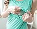 Bearsland Women's Breastfeeding and Nursing Tank Top and Cami Shirt Green UK Size 12-14