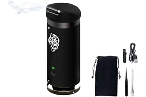 Hitopin Mini Quemador de Incienso Eléctrico, Quemador de Incienso Bakhoor, Incienso Eléctrico Portátil, Incienso Eléctrico Quemador, Carga USB, Relajarse, para Uso Doméstico y de Oficina (Negro)