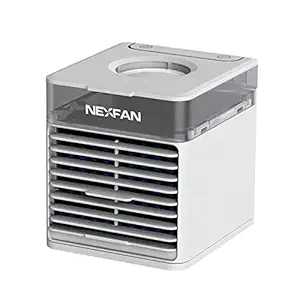Air Cooler Portable 3 Wind Speed Aromatically Air Purification Air Conditioner Home Office USB Desktop Air Condition Fan Hu difier Air Purifier(White)-POOWE