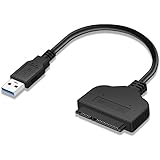 7xinbox Câble adaptateur USB 3.0 SATA III pour disque dur SATA vers USB 3.0 pour disque dur 2,5" SSD et disque dur UASP, 2,5"