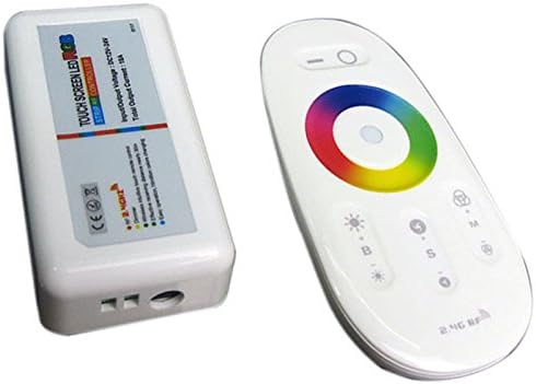 HUBING LED Controller 2.4G Touch Screen RF Remote Control For RGB LED Strip/Bulb/Downlight DC12-24V 18A RGB/RGBW