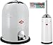 Produktbild Wesco 2er Bad-Set weiss, Single Master 9-Liter-Mülleimer + Toilettenbürste + 40 Müllbeutel