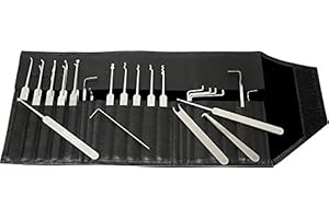 Multipick ELITE 27 Profi Dietrich Set - Made in Germany - Lockpicking-Set - hiermit lässt sich JEDE Tür öffnen - 27 Teile