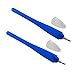 NAILFUN 2 Cuticle Trimmers with V-Shaped Blade - Blue