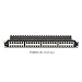Black Box SpaceGAIN CAT5e High-Density Feed-Through Patch Panel Shielded 48-Port 1U RS.62515.00