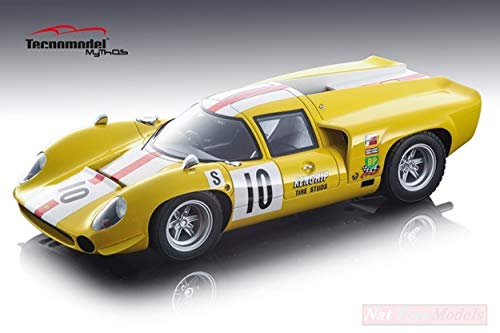 TECNOMODEL TMD1867D Lola T70 MK3 N.10 DNF Sebring 1968 BONNIER-AXELSSON 1:18