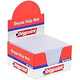 Bigpoint Cube Notepad White 8x8cm 500 Leaves