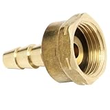 Para regulador gas regulable. WOLFPACK Adaptador para regulador Gas, Hierro Fundido, Dorado, 1 cm