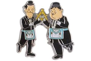 THE MASONIC COLLECTION Insignia Masonic Laurel & Hardy Sq & Compass