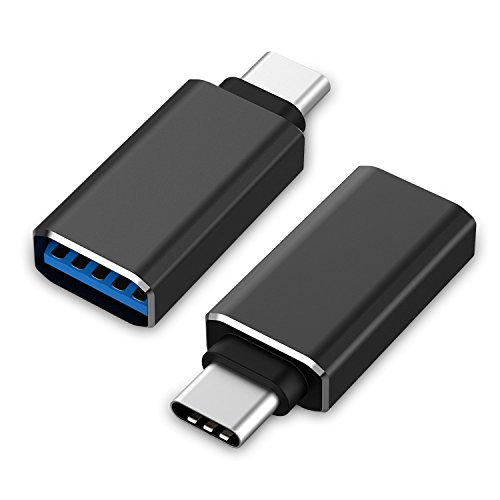 USB-C Adapter, Rankie 2-Pack High-Speed USB-C 3.1 auf USB-A 3.0 Adapter für USB Typ-C-Geräte, einschließlich MacBook, Chromebook Pixel, Nexus 5X, Nexus 6P, Nokia N1 Tablet und mehr (Schwarz) - 4