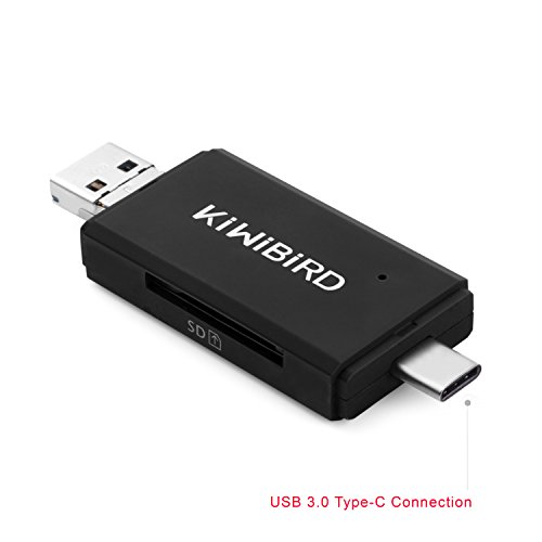 KiWiBiRD USB Typ-C/USB 3.0/Micro USB OTG SD/Micro SD/TF Kartenlesegerät für Apple MacBook 12 „, MacBook Pro Touch Bar, Google 2nd Chromebook Pixel, Pixel C, Nexus 5X & 6P,Google Pixel, LG G5, HTC 10 , Huawei P9, OnePlus 3 und mehr Typ-C Handys, Tablets und PCs - 2