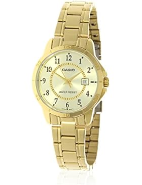 Casio Uhr mit japanischen Quarz Bewegung Woman LTP + v004g.9b 30mm