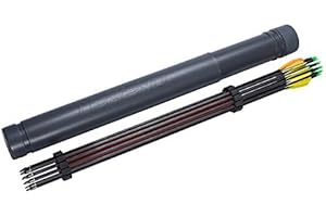 Legend Archery Pfeil-Box für 12 Bogen-Pfeile oder Armbrust-Bolzen inkl. est-bogensport Aufkleber