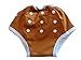 Three Little Imps Button Up Toddler Training Pants -Set of 3 Red, Green, Brown