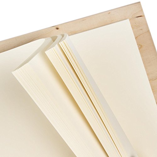 Gästebuch aus Holz Luxusbuch 25 x 32 cm weiße Kartonseiten - 4
