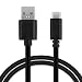 Produktbild subtel® USB Datenkabel (1m) kompatibel mit Nokia 9 PureView / 8.1, 8, 8 Sirocco / 7.1/6.1 / M2 (USB A 2.0 -> USB Type C) (USB C (Type C) auf USB A (Standard USB)) USB Kabel Ladekabel schwarz